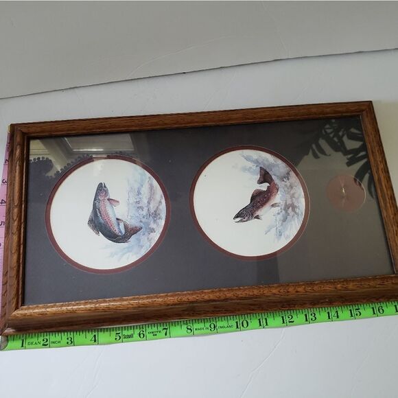 Royann Baum's Signed & Framed Fish Art - Picture 9 of 9